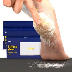 아케이 리빙 티파니글라스 각질제거 풋파일, 1개입, 2개