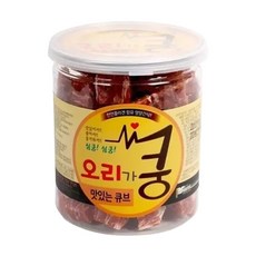 노령견 칭찬보상용 큐브형 오리 육포 2개 A115604 닭