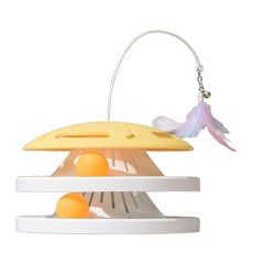 寵小到大 貓咪軌道玩具 不倒翁玩具 團團轉軌道 寵物玩具, 1個, CPG-P053團團轉貓咪軌道玩具