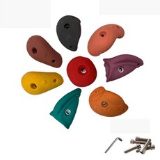 클라이밍 블록 그립 벽타기 등반 홀드 볼더링 암벽, 대형 육각 벽 설치용