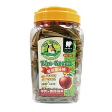 小C三 生活萌寵賣場 TheGreen 健康機能星型潔牙骨500G，多種口味可選，狗狗潔牙零食，牛肉羊肉深海魚雞肉, 1個, The Green星型潔牙棒-羊肉+蘋果, 500g, 羊肉+蘋果