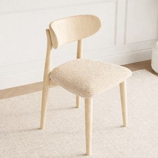 스노우 사각 스툴 의자커버 좌판 덮개 화장대 리폼 천갈이, 1개, 베이지