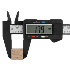 디지털 캘리퍼스 휴대용 전자 버니어 100mm 캘리퍼 미터 눈금자 측정 도구 150mm 01mm 0-150mm, 1세트