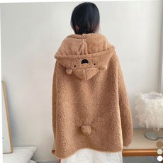 담요 후드 곰돌이 망토 79000EA 1EA, 화이트