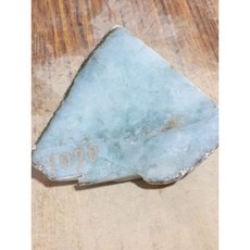 七彩翡翠半賭石平切料改口料莫西沙場口台灣現貨1070g, 1個