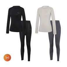 시즌오프 [1+1] 몽벨 여성 양면기모 스포츠 이너 내복 상하의