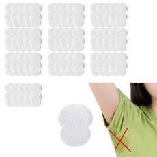 라이프핵 뽀송 겨땀 패드 땀 패치 화이트, 100개