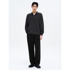 브랜드정품 에잇세컨즈 8SECONDS 매일슬랙스 세미와이드핏 밴딩 이지 팬츠 블랙 349783