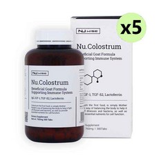 뉴 와이즈 뉴질랜드 뉴 콜로스트럼 (초유) Nu. Colostrum 300정 5개