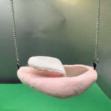 鸚鵡網紅寵物香蕉船棉窩吊牀玄鳳牡丹虎皮趣味鳥玩具鸚鵡小寵用品, 1個, 粉色