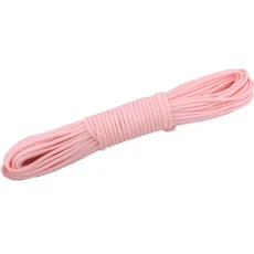 빛나는 로프 9 가닥 4mm 형광 Paracord 나일론 550 텐트 코드 야외 낙하산 캠핑 매는 밧줄 어둠 속에서 생, 01 30M, 03 guang Pink, 1개