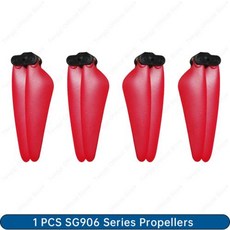 드론부품 ZLL 프로펠러 PRO SG906 KF102 4K 교체 4 개 F11S MAX SJRC MAX1/SG906 블레이드 세트당 액세서리, For SG906MAX1 Red, 1개
