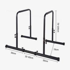 평행봉 가정용 딥스 실내 딥프레스 치닝디핑 고정형, 결합된평행막대78-100cm