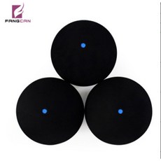 1Pc 2Pcs 더블 옐로우 포인트 스쿼시 고무 라켓 도트 공에 대한 속도 훈련