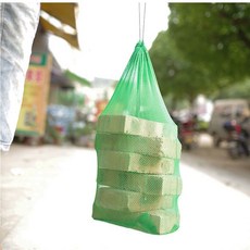 【】網袋釣魚網袋魚護網兜束口裝魚袋折疊漁護漁具小網眼魚護網兜抄網 9KR5, 60厘米長X40厘米寬