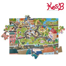 4세 5세 두뇌발달 쉬운퍼즐맞추기 도시여행 48피스 친구들과, 1개