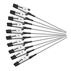 shangren 사진에 대 한 10pcs 금속 악어 걸쇠 카드 종이 참고 클립 에어 브러시 취미 모델 부품 모델 조립 모델, 13-15cm, Style2