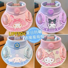 兒童遮陽帽 兒童帽 雙風扇遮陽帽 防曬帽 小孩遮陽帽 親子帽 抗UV兒童遮脖帽【送充電綫】