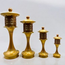 【古德】圓滿如意燈 玫瑰金 鍛造銅製造 神明燈 祖先燈 公媽燈 佛燈 光明燈 LED晶片, 8寸