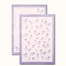 玫瑰之戀邊框包裝紙，適用於情人節、畢業季花束包裝，台灣現貨速發，打造浪漫精美禮品。, 粉底紫圖, 1個