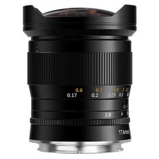 티티아티산 11mm F2.8 풀프레임 초광각 어안렌즈, L(블랙)