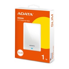 ADATA 威剛 HV620S 1TB 2.5吋 外接硬碟, 白色