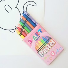 소프트 컬러 크레용 어린이집 답례품 선물 크레파스, 24개, 8색