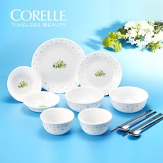 [ corelle ] 코렐 허브 2인 12p 접시 공기 대접 수저 세트, 단품, 1개