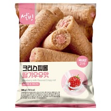 설빙 크리스피롤 딸기우유, 1개, 500g