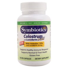 Symbiotics 初乳蛋白+乳鐵蛋白素食膠囊, 120顆, 1罐