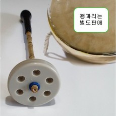 꽹과리 프리미엄 저소음 꽹과리채 연습용 중소음 진쇠춤 깽가리 소리사랑미성, 1개