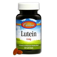 Carlson 葉黃素保健膠囊 6mg, 1罐, 60顆