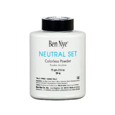 Ben Nye 美國原裝超微粒透明定妝粉 - Neutral Set Powder - 三莉特效化妝 baking蜜粉, 1個, 中胖瓶 75克
