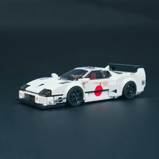 바이크 오토바이 블럭 DIY 장식품 인테리어 취미 수집 351PCS MOC 챔피언 시리즈 워크 F40 블록 조립 모델 장난감 생일 선물 스티커 포함, [00] QR code, [00] With stickers