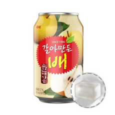 해태음료 차음료 과즙음료음료 커피음료 페트음료캔음료 갈배 음료수 갈아만든배, 340ml