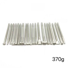 手藝DIY皮革工具皮雕印花工具20件套印花衝 皮具皮包雕刻敲花衝子, 1個, 20支印花工具370g:如圖