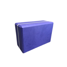 瑜珈磚，輔助瑜珈姿勢，柔軟舒適防滑，輕巧便攜，適合初學者及進階者, 壓紋加厚款-紫色, 1個