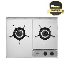 린나이 빌트인 쿡탑 가스레인지 2구 방문설치, LPG, RBR-NS200DJ