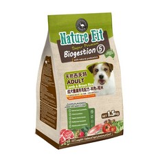 NATURE FIT 吉夫特 犬糧 1.5kg-3kg 低卡 低敏 狗乾糧, 1個, 成犬護膚亮毛-羊肉+糙米, 1.5kg