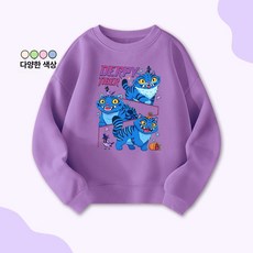 케이팝 데몬헌터스 후드티 맨투맨 더피 기모 플리스 호랑이 가을 라운드 케데헌 티셔츠