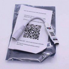 미니 RGB 블루투스 호환 컨트롤러 USB 5V 12V 24V 음악 LED 라이트 스트립, DC Mini BT-W