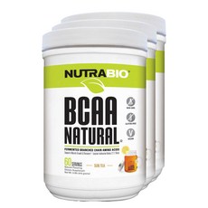 NUTRABIO BCAA健身粉末 太陽茶, 3個, 415克