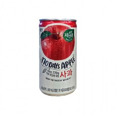 웅진 자연은 사과캔 180ml 사과주스