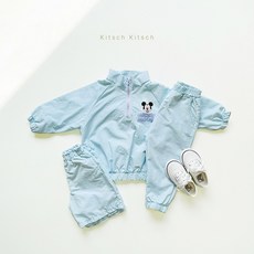 키치키치 미키아노락 바람막이 반목아노락 아노락상하복 상하세트 유아동복 미키바람막이