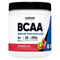 BCAA 파우더 30회분 딸기 키위맛 1병, 270g, 1개