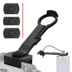 오토바이 자전거 체인 루브 어플리케이터 범용 포함) 캔(어댑터 장착 엉킴 클리너 3개 체인 부착 대부분의 없는, Bentolin 오토바이 자전거 체인 루브 어플리케이터, 1개