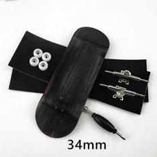 핑거보드 나무 데크 지판 세트 싱글 액슬 트럭 CNC 바퀴 미니 핑거 스케이트보드 34mm, [14] 핑거보드 Dragon, 1개