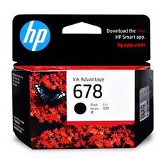 HP 678 정품잉크, 검정(CZ107AA), 1개