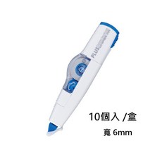 PLUS 普樂士 智慧型滾輪 修正帶 辦公學習必備 42-614藍WH-606(10個/盒), 1個, 42-514藍WH-606(10個/盒)