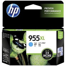 HP NO.955XL 原廠高容量墨水匣, L0S63AA 藍色, 1個, 藍色
